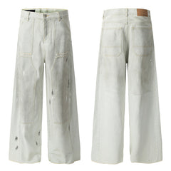 American Mens Jeans Wide Leg Pants