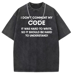 Men T Shirts Cotton printed short-sleeved T-shirt washed and old