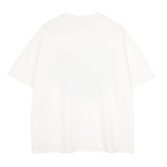 Camisas Vintage Hombre Vintage Love Foam Graffiti Short Sleeve T-Shirt