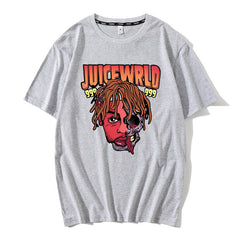 Juice WRLD T Shirt Juice WRLD Cartoon Printed T-shirt Loose