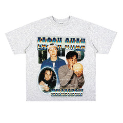 Film Star T Shirt Chen Yixun Loose American Retro Street T-shirt Men and Women