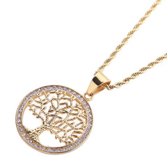 Jewelry Tree of Life Diamond Pendant