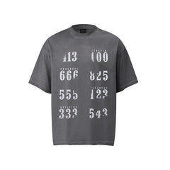 80s Casual Classics Shirts Vintage Washed Old Printed Short Sleeve Digital Graffiti Printed T-Shirt