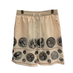 East Coast Shorts Summer Casual Digital Print Men's Shorts Beach Shorts