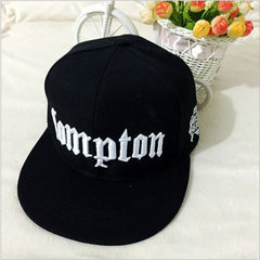 Compton Hat Hip Hop Snapback Flat Bill Cap