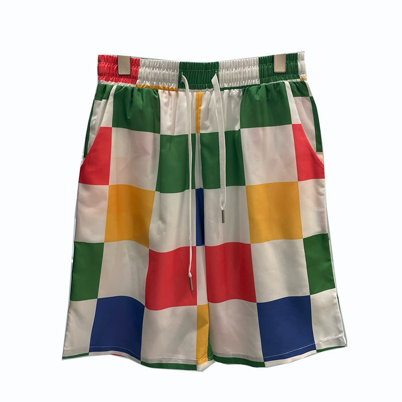 East Coast Shorts Summer Casual Digital Print Men's Shorts Beach Shorts