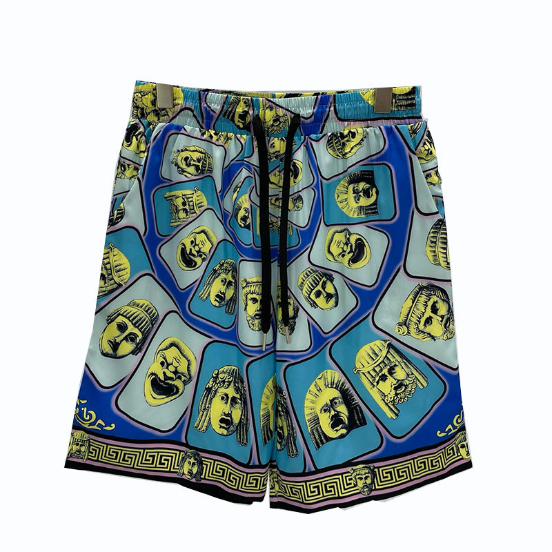 East Coast Shorts Summer Casual Digital Print Men's Shorts Beach Shorts