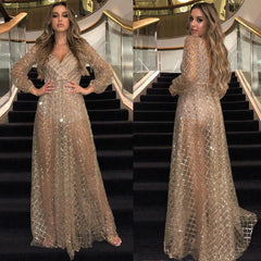 Mariah Carey Dress Sexy Backless Sequins Formal Dress