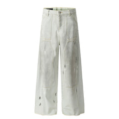 American Mens Jeans Wide Leg Pants