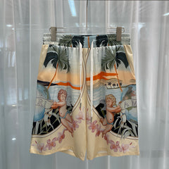 East Coast Shorts Summer Casual Digital Print Shorts