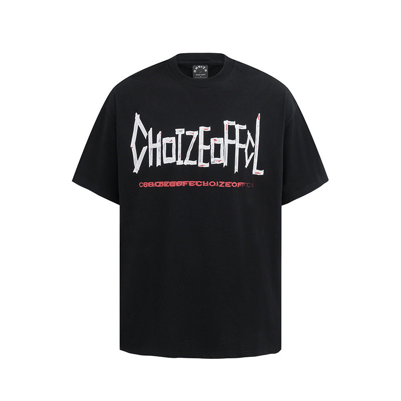 Camisas Vintage Hombre gradual change print short sleeve t-shirt