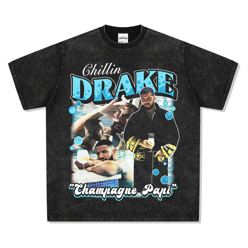 Drake T Shirts Hip Hop Loose T Shirts
