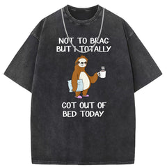 Men T Shirts Pure cotton round neck short-sleeved T-shirt women's washed and old