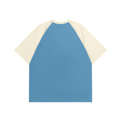 Ellie Seattle Shirt Crew Neck Vintage Casual Loose Short Sleeve