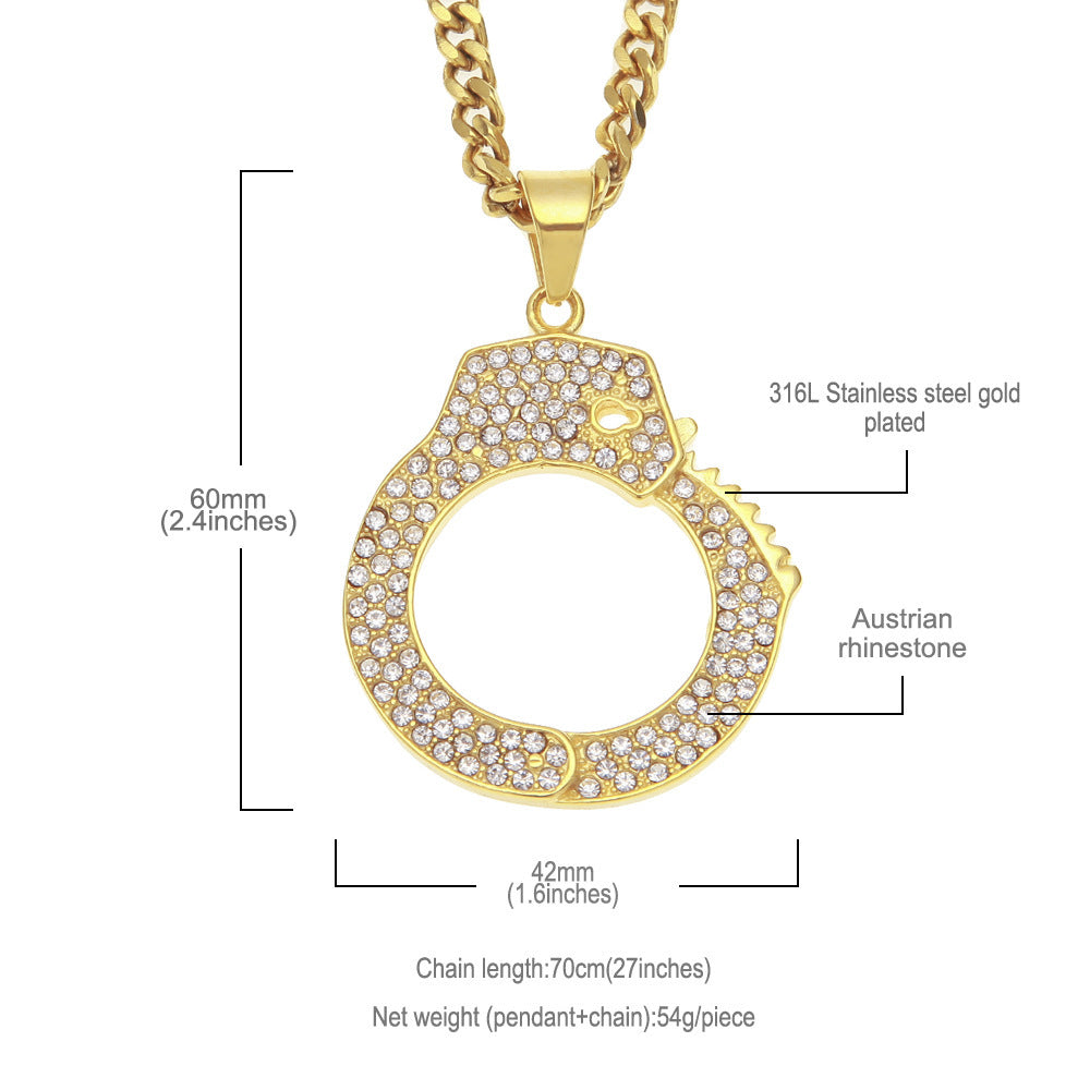 Jewelry Hip Hop Fashion 'Get Rich ' Necklace