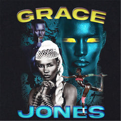 Film Star T Shirt Grace Jones Printed T-shirt Short Sleeve