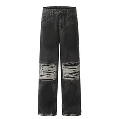 American Mens Jeans Vintage Cleanfit Lightning Wash Cut Straight Jeans