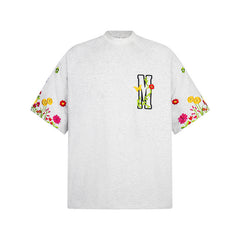 80s Casual Classics Shirts Vintage Floral Embroidery Short Sleeve T-Shirt