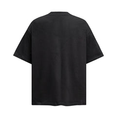 Ellie Seattle Shirt Vintage Patch Embroidery Letter 3D Three-dimensional White Ink Inkjet T-Shirt