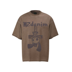 80s Casual Classics Shirts Cartoon Loose Crew Neck Short Sleeve T-Shirt