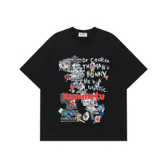 Ellie Seattle Shirt Vintage Cartoon Print Short Sleeve T-Shirt