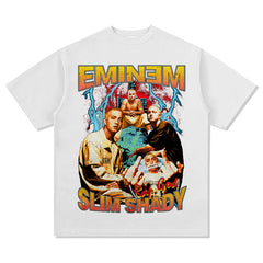 Detroit Eminem T Shirt Loose Heavy T Shirt