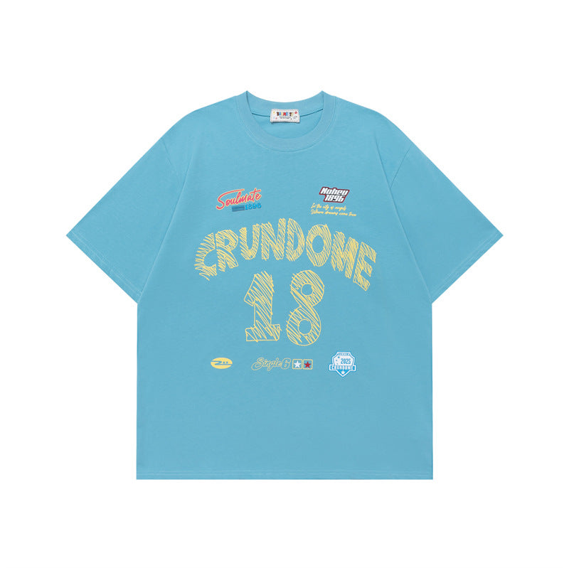 Ellie Seattle Shirt Crew Neck Short Sleeve T-Shirt Hip Hop oversize