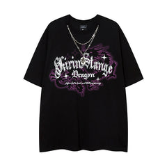 Camisas Vintage Hombre Crew Neck Short Sleeve T-Shirt