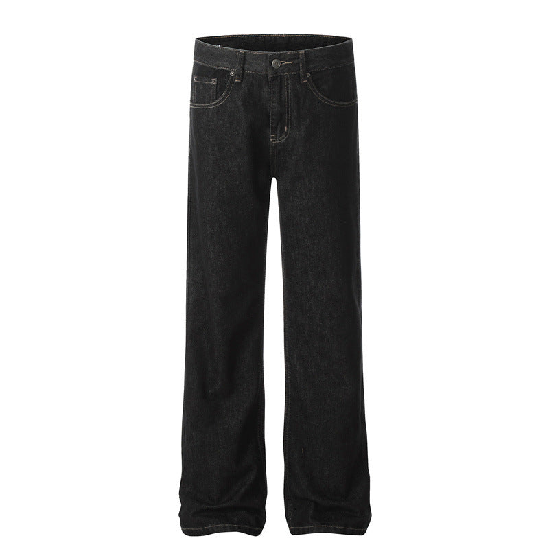 American Mens Jeans Retro Straight Jeans