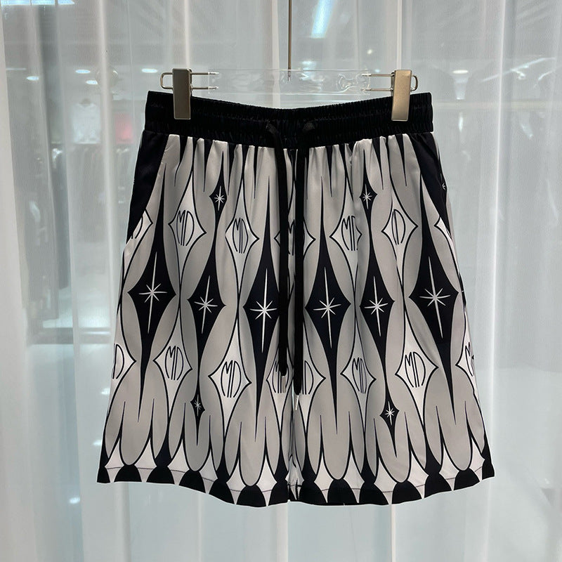 East Coast Shorts Summer Casual Digital Print Men's Shorts Beach Shorts