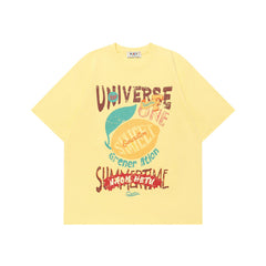 Ellie Seattle Shirt Cartoon Crew Neck Print Short Sleeve T-Shirt