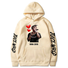 Juice WRLD in Loving Memory Hoodie Juice WRLD Printed Fashionable Loose Hooded Sweater