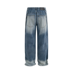 American Mens Jeans Fall Loose Jeans Straight Pants