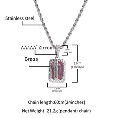 Jewelry Colored Gemstones Pendant Necklace Spectrum St. Valentine's