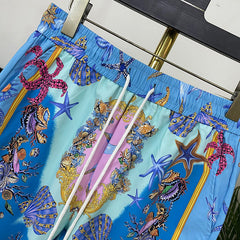 East Coast Shorts Summer Casual Digital Printed Beach Shorts Shorts