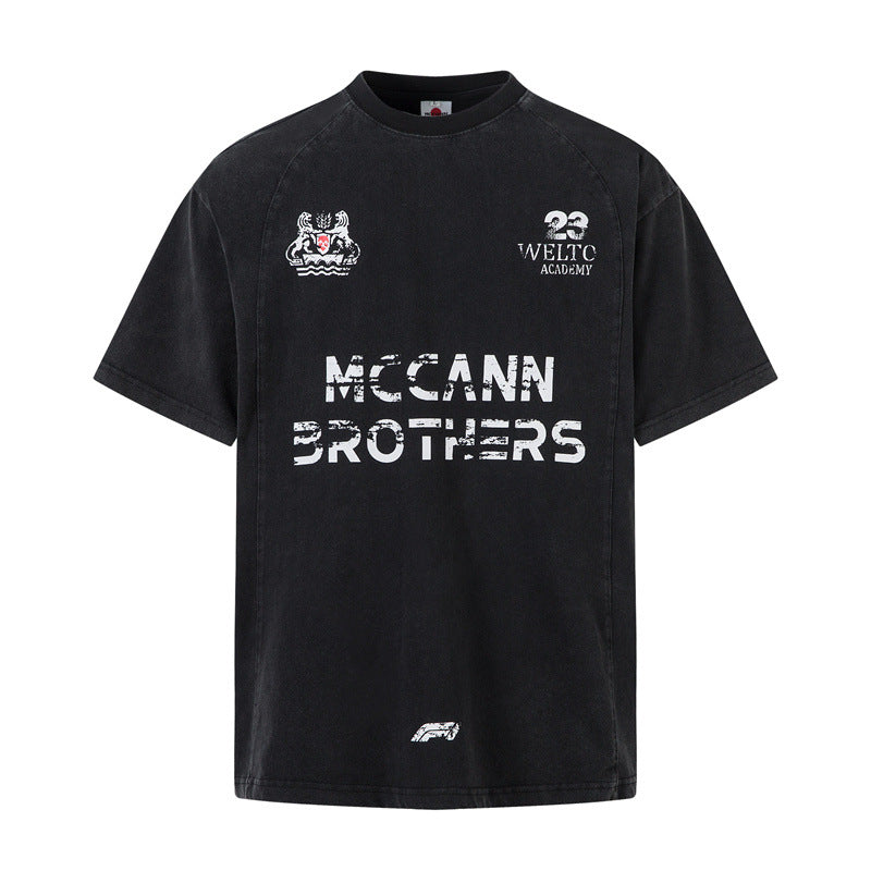 80s Casual Classics Shirts Short Sleeve T-Shirt Vintage Alphabet Old Top