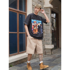 Film Star T Shirt Movie 2001 Space Roaming Printing Personalized Cotton Short Sleeve Loose round Neck Retro T-shirt