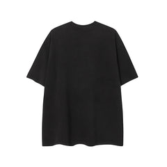 Camisas Vintage Hombre Vintage Washed Old Short Sleeve T-Shirt