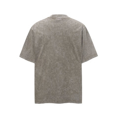 80s Casual Classics Shirts Alphabet Inkjet Pattern Short Sleeve T-Shirt Crew Neck T-Shirt