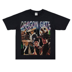 Film Star T Shirt Movie New Dragon Inn Short Sleeve Loose Retro American Street T-shirt Men and Women