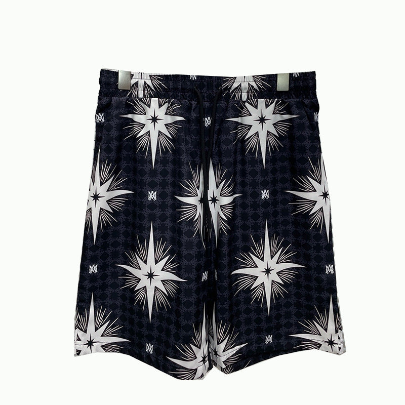 East Coast Shorts Summer Casual Digital Print Shorts Beach Shorts