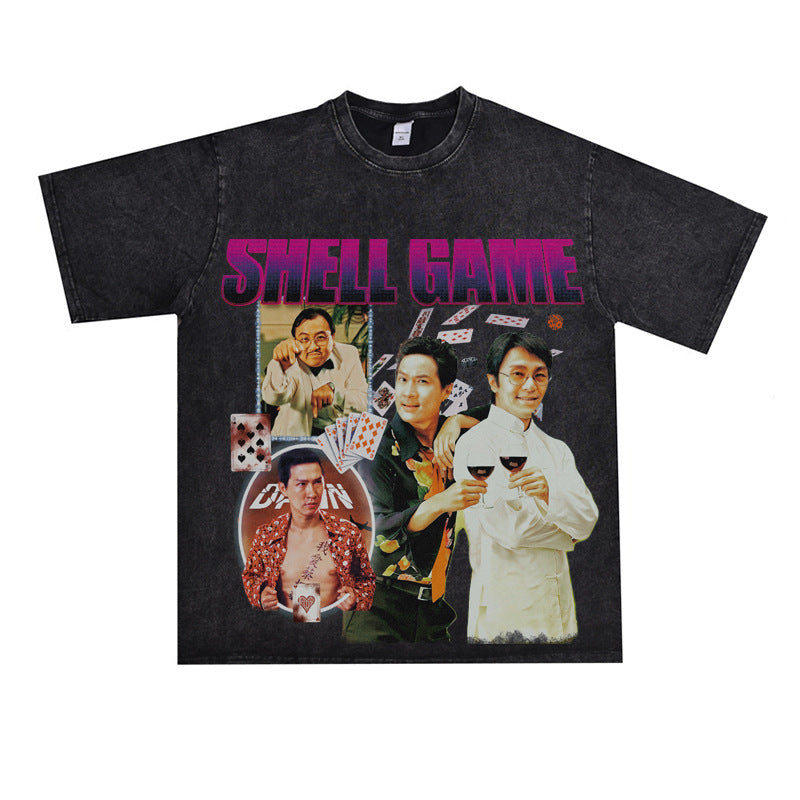 Film Star T Shirt Stephen Chow Short Sleeve T-shirt
