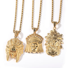 Jewelry Indian Chief Pendant