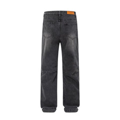 American Mens Jeans Retro Jeans Loose Straight Pants
