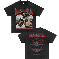 Kendrick Lamar T Shirts Old Loose Short Sleeves