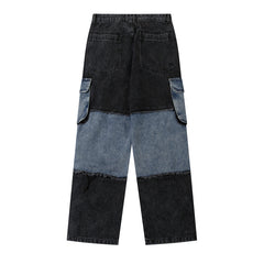 American Mens Jeans Vintage Patch Jeans