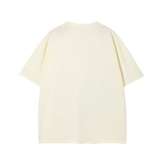 Camisas Vintage Hombre Dopamine Doodle Dog Print Short Sleeve T-Shirt