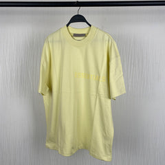 Fog Essentials T shirt Flocking Logo Loose T shirt