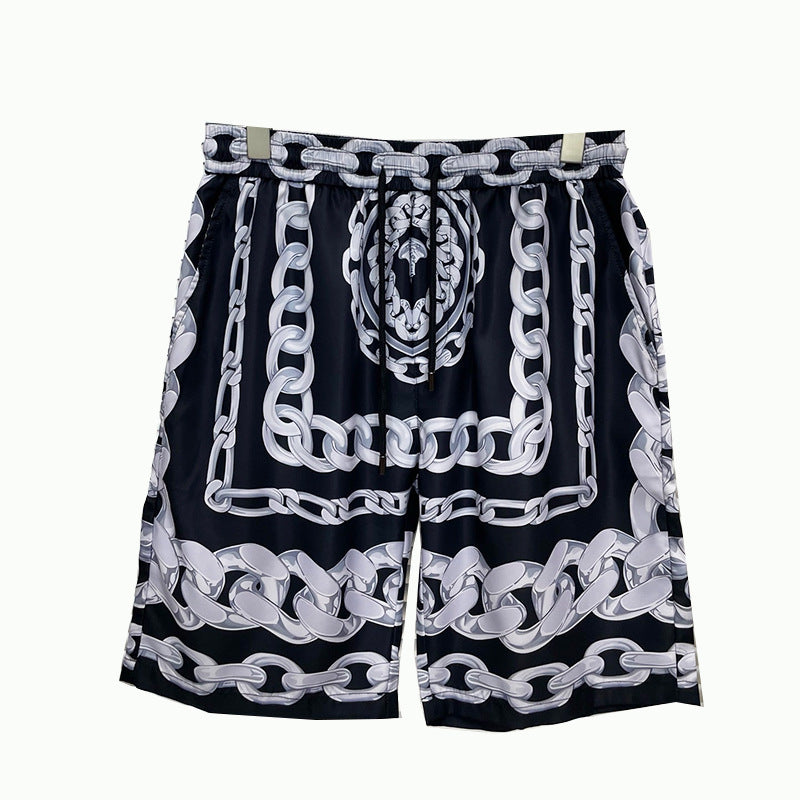 East Coast Shorts Summer Digital Print Men's Beach Shorts