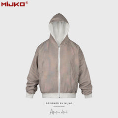 Men Jacket Double-Sided Hooded Jacket